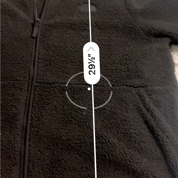 Mens North Face  Black Zip Up Sherpa Jacket Size XXLT - Picture 6 of 10